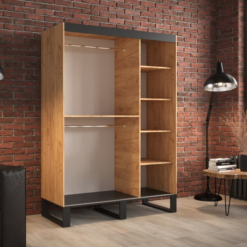 Loft Y2 Sliding Door Wardrobe 150cm