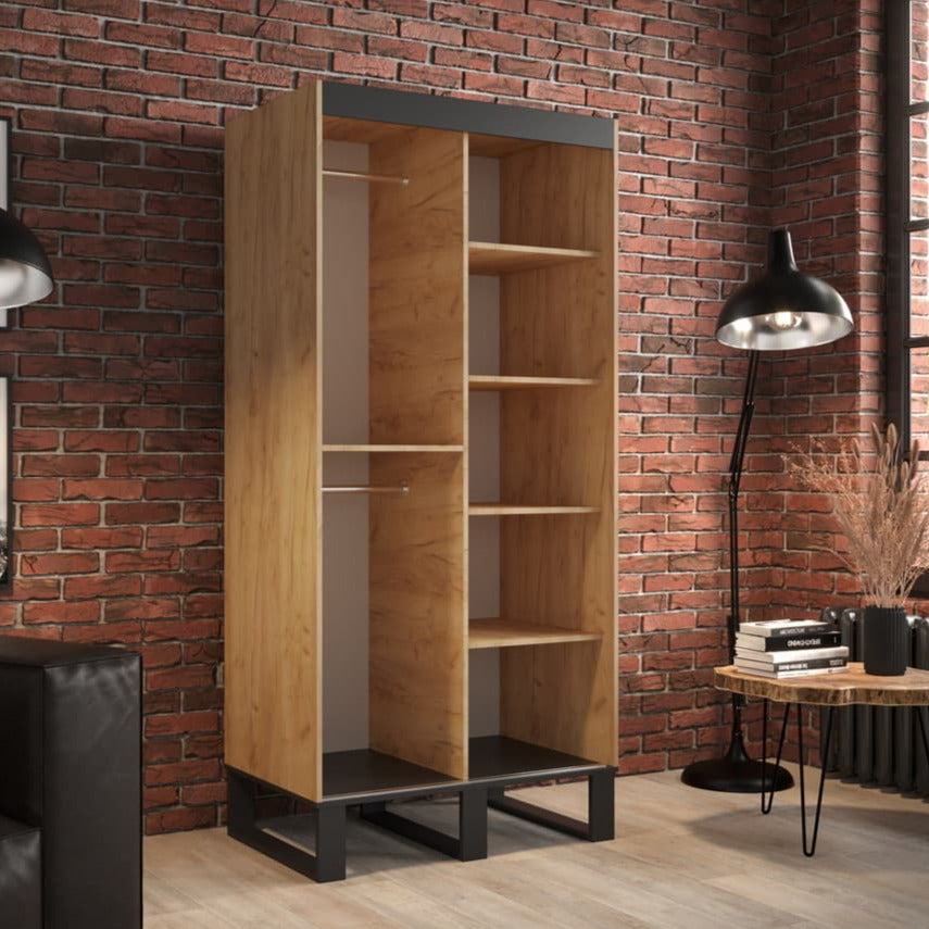 Loft V1 Sliding Door Wardrobe 100cm