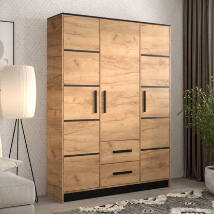 Malta I Hinged Door Wardrobe 153cm