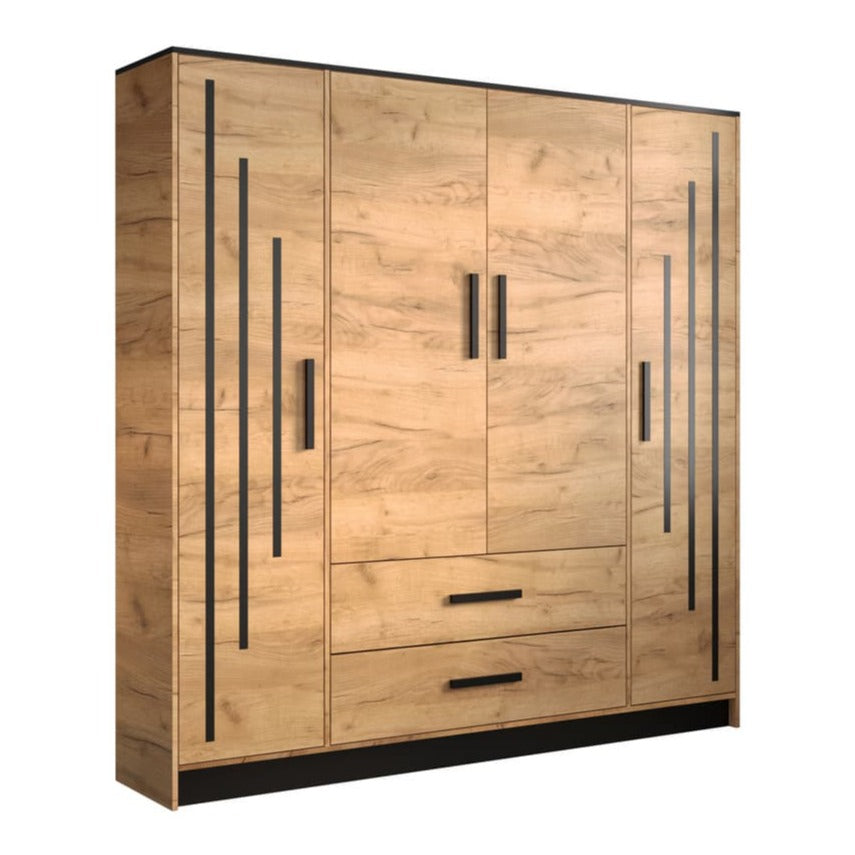 Malta V Hinged Door Wardrobe 201cm