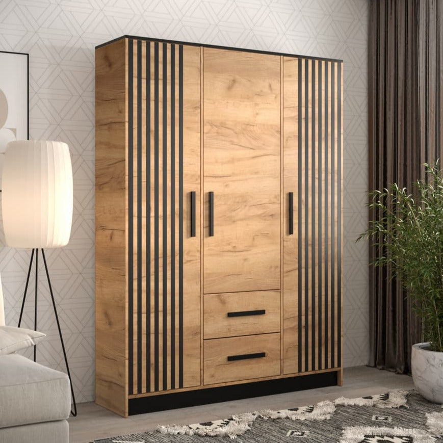 Malta VII Hinged Door Wardrobe 153cm