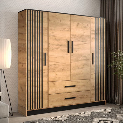 Malta VII Hinged Door Wardrobe 201cm