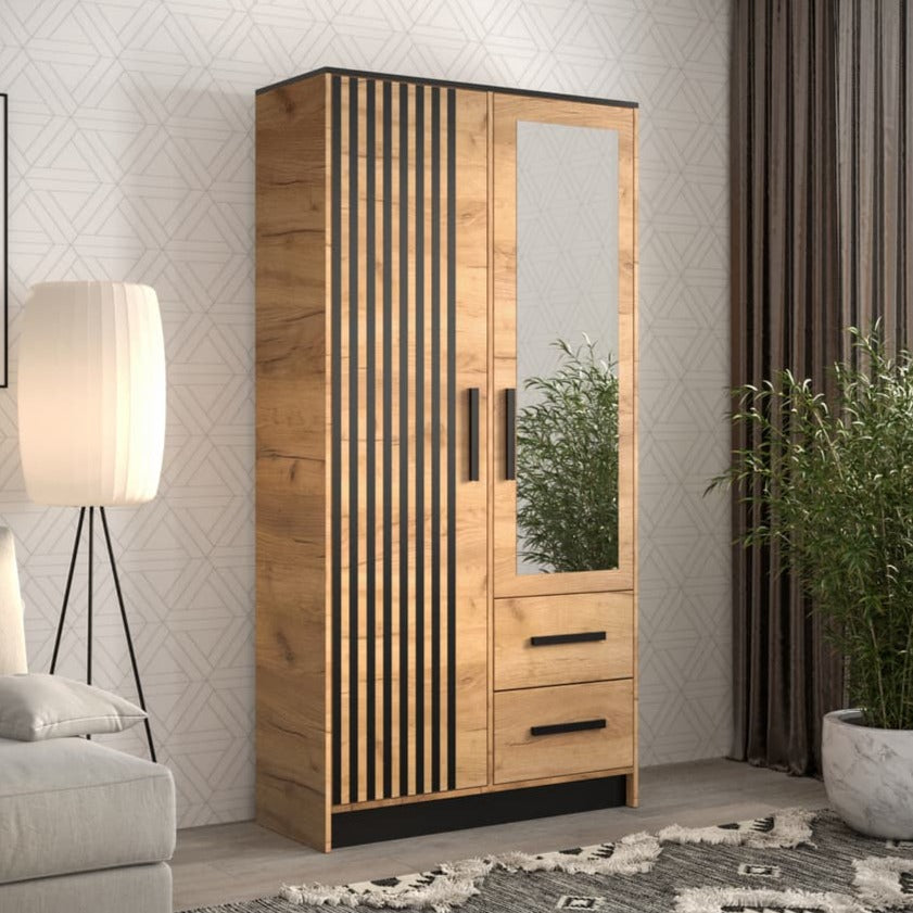 Malta VI Hinged Door Wardrobe 103cm