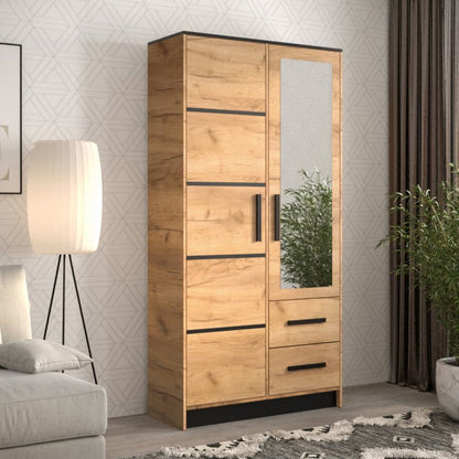 Malta Hinged Door Wardrobe 103cm