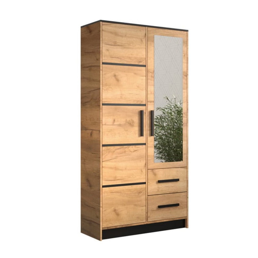 Malta Hinged Door Wardrobe 103cm