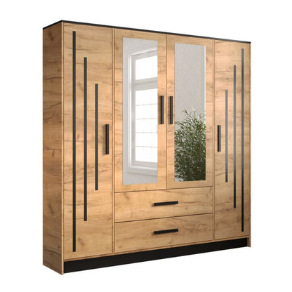 Malta IV Hinged Door Wardrobe 201cm