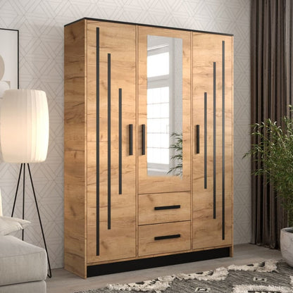 Malta IV Hinged Door Wardrobe 153cm