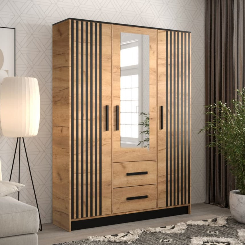 Malta VI Hinged Door Wardrobe 153cm