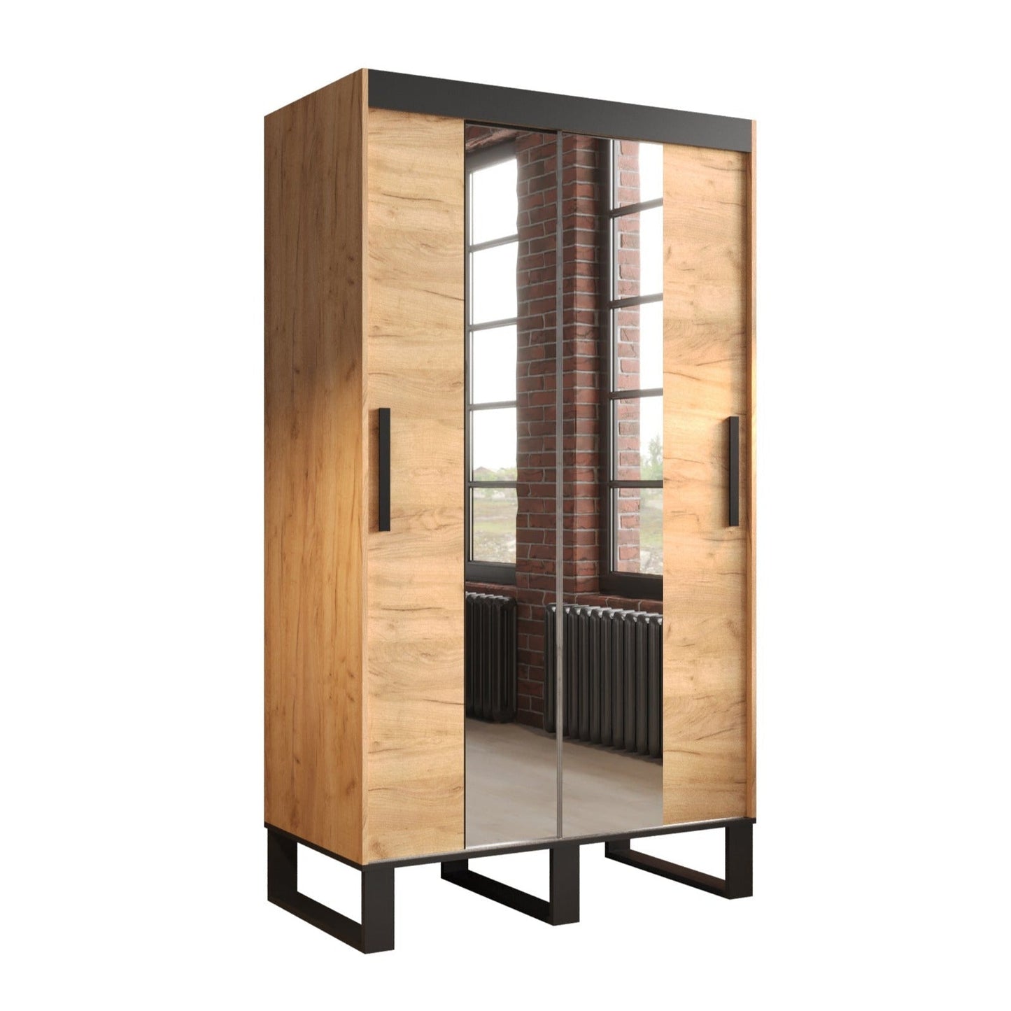 Loft T1 Sliding Door Wardrobe 120cm