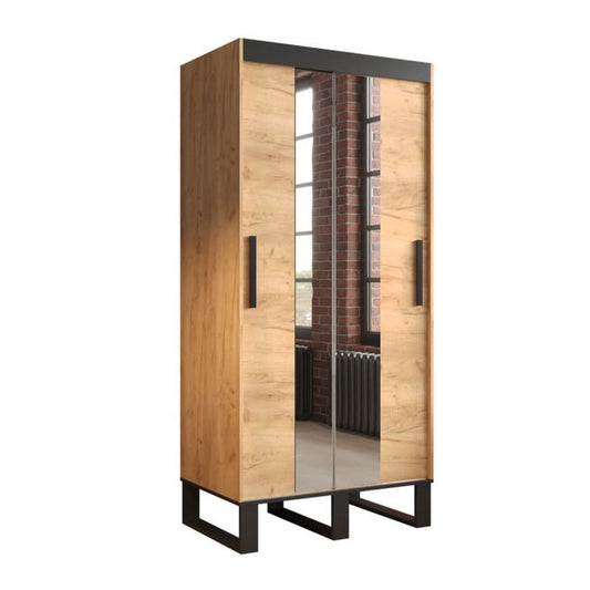 Loft T1 Sliding Door Wardrobe 100cm