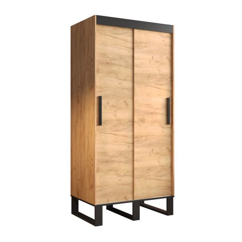 Loft Sliding Door Wardrobe 100cm