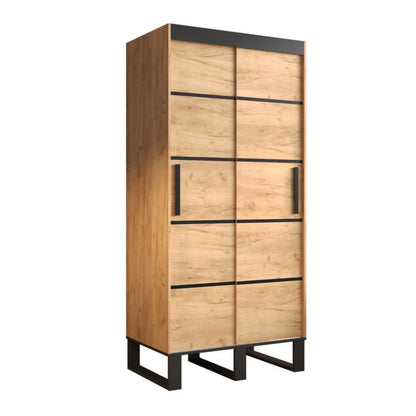 Loft V1 Sliding Door Wardrobe 100cm