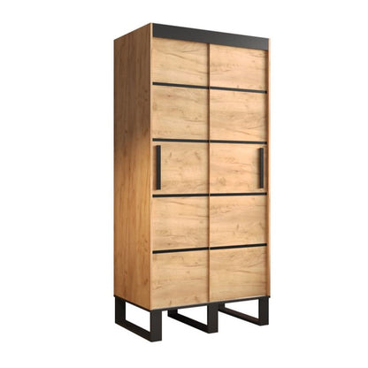 Loft V1 Sliding Door Wardrobe 120cm