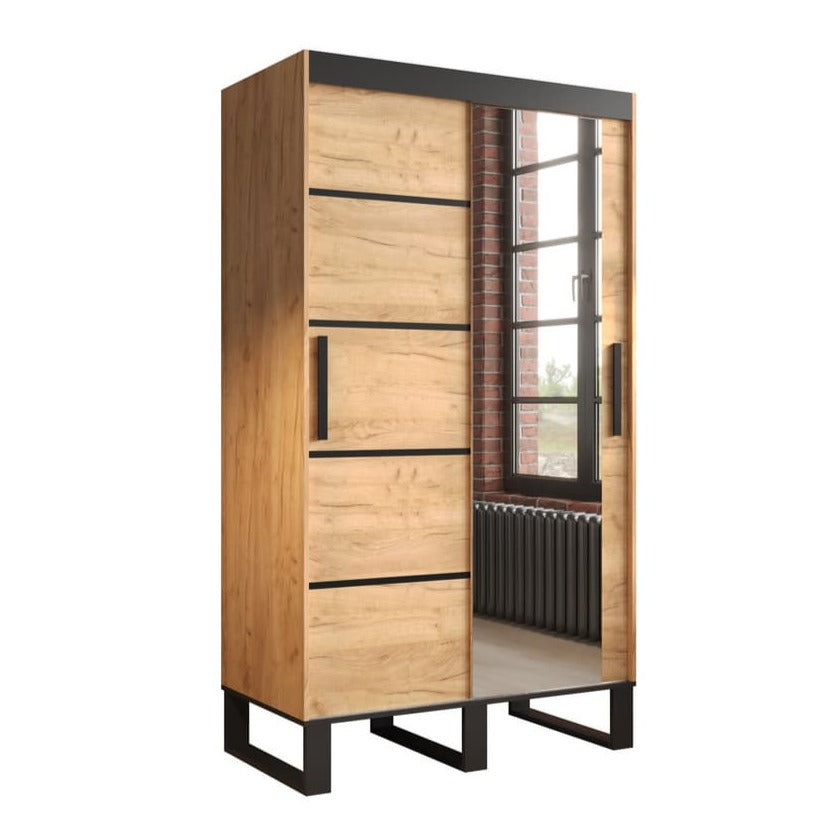 Loft V2 Sliding Door Wardrobe 120cm