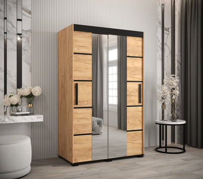 Bergamo V4 Sliding Door Wardrobe 120cm