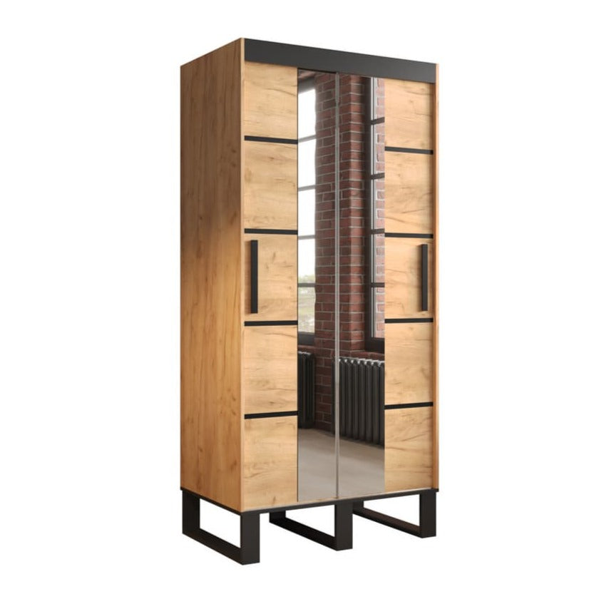 Loft V4 Sliding Door Wardrobe 100cm