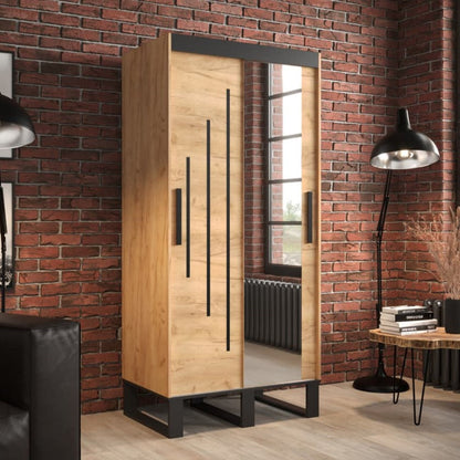 Loft Y2 Sliding Door Wardrobe 100cm