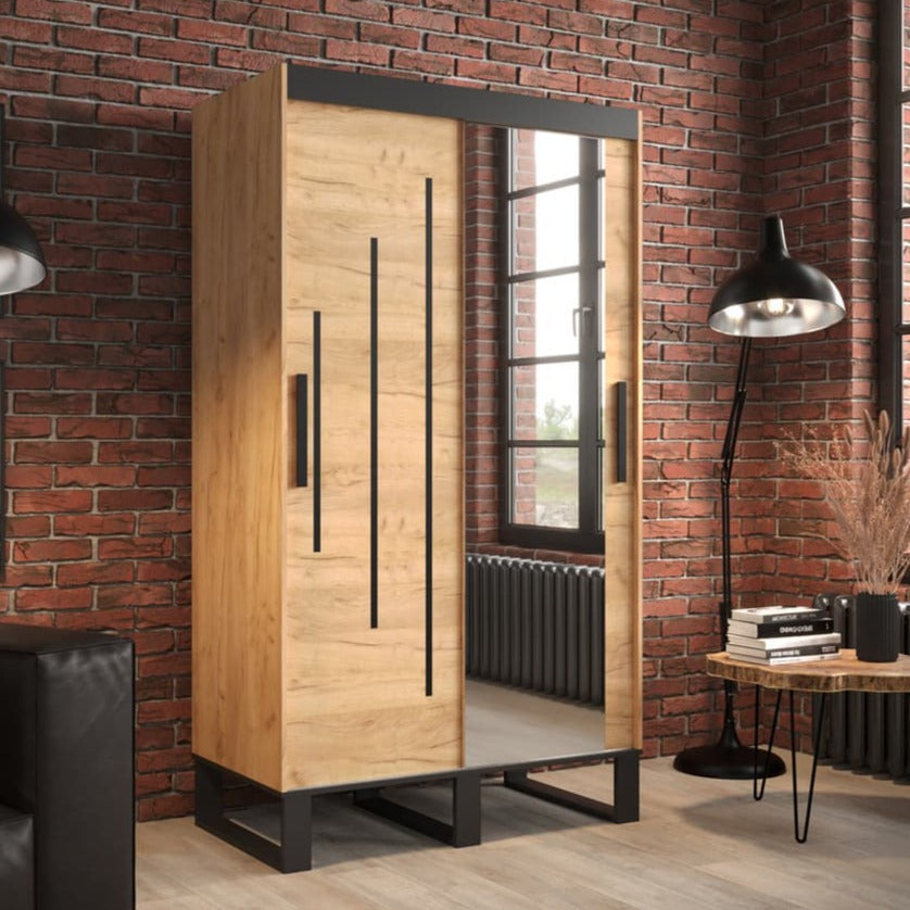 Loft Y2 Sliding Door Wardrobe 120cm