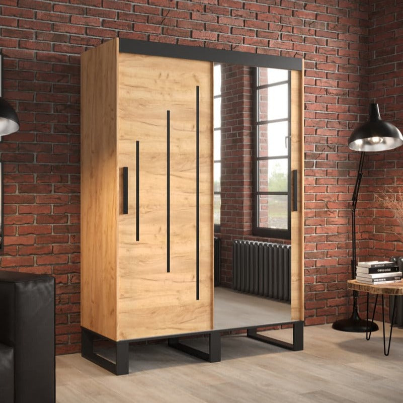 Loft Y2 Sliding Door Wardrobe 150cm