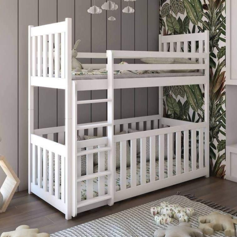 Henley Wooden Bunk Bed Cris with Cot Bed