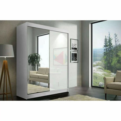 Vikas Gloss Sliding Door Wardrobe