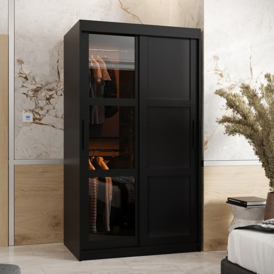 Parma III Sliding Door Wardrobe 100cm