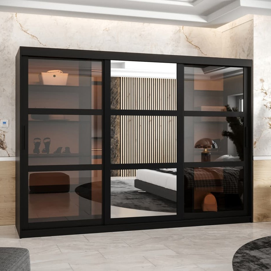 Parma II Sliding Door Wardrobe 250cm