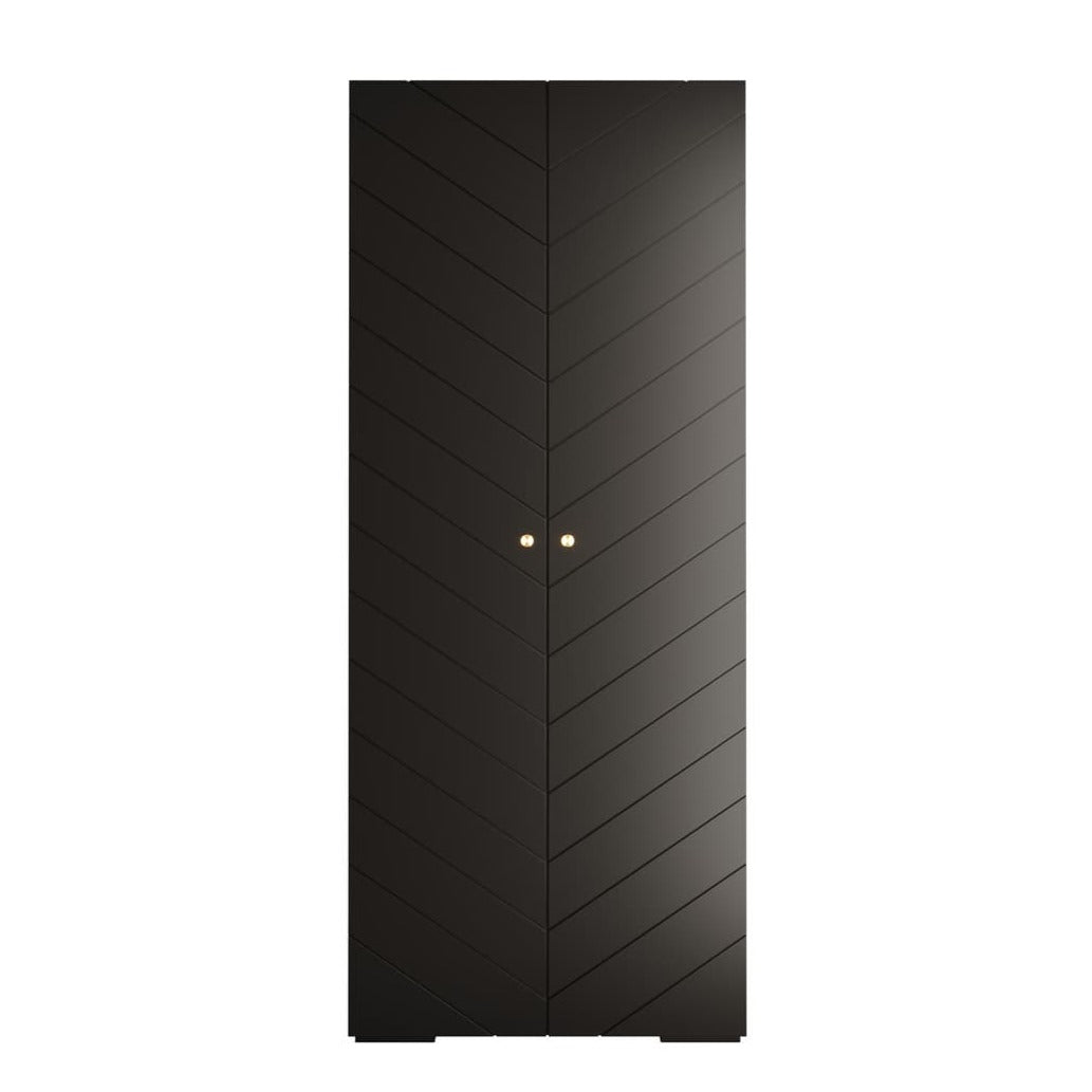 Manhattan IV Hinged Door Wardrobe 100cm