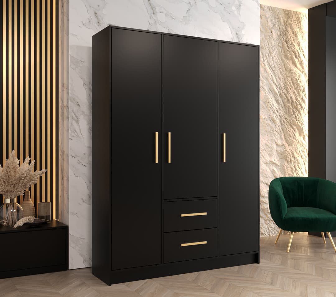 Berlin I Hinged Door Wardrobe 153cm