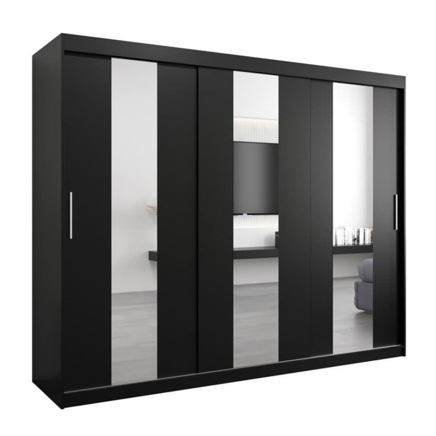 Pole Sliding Door Wardrobe 250cm