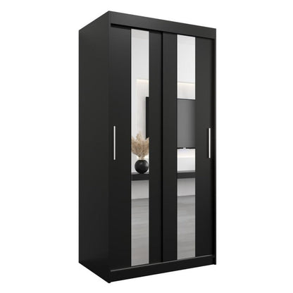 Pole Sliding Door Wardrobe 100cm