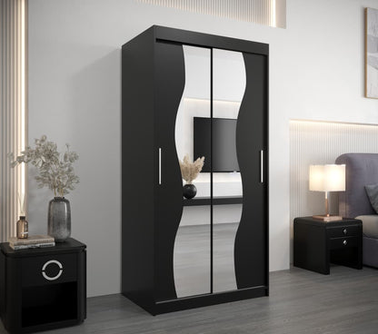 Madrid Sliding Door Wardrobe 100cm