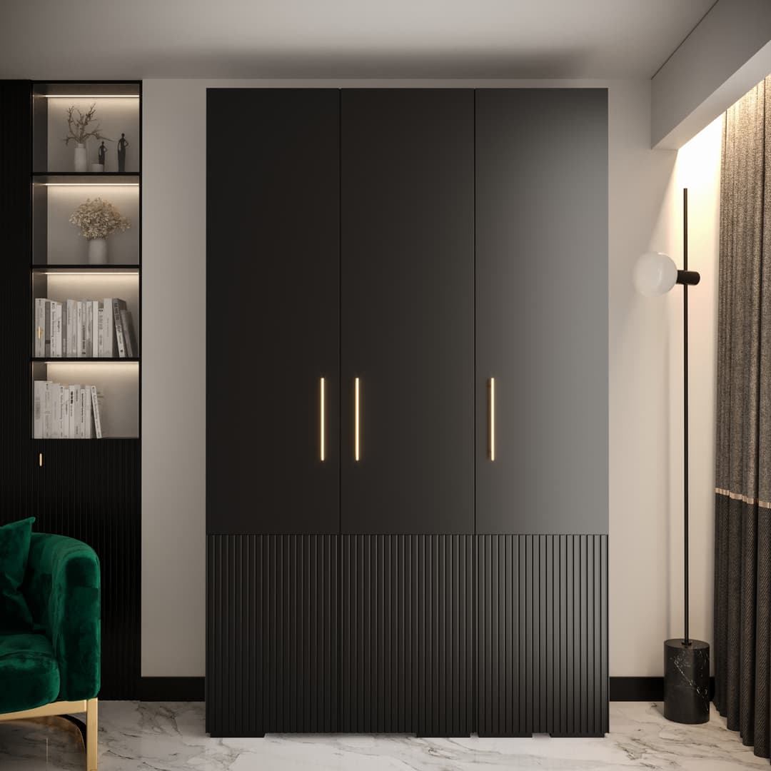 Manhattan III Hinged Door Wardrobe 150cm