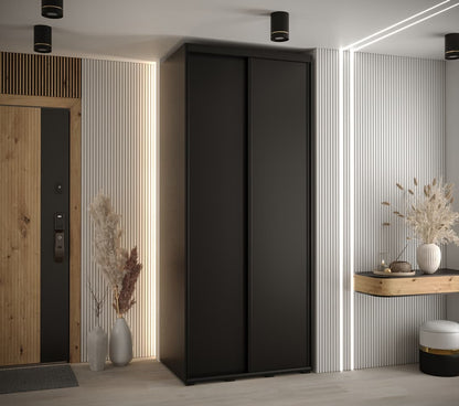 Cannes I Sliding Door Wardrobe 100cm