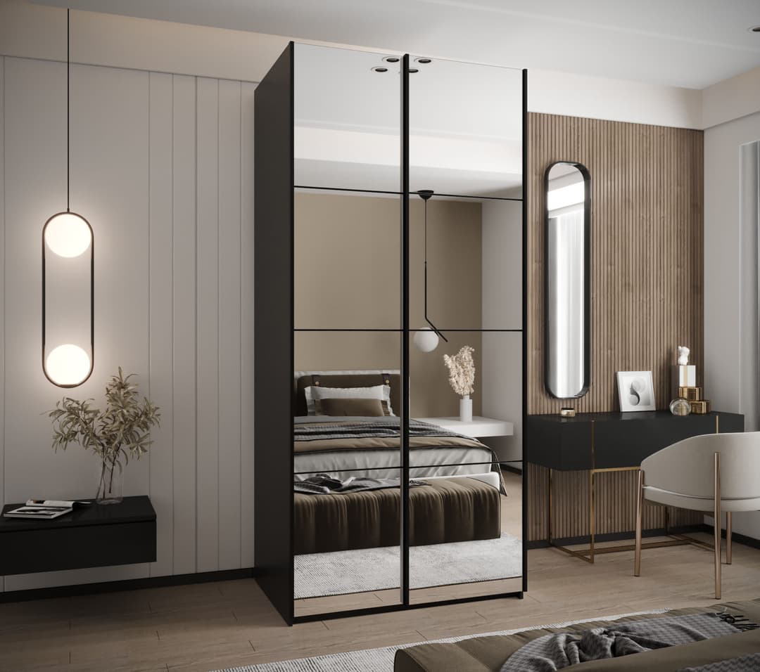 Trosa II Sliding Door Wardrobe 100cm