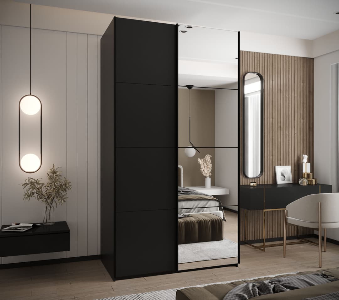 Trosa III Sliding Door Wardrobe 130cm