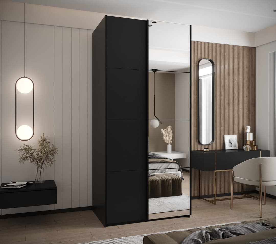 Trosa III Sliding Door Wardrobe 110cm