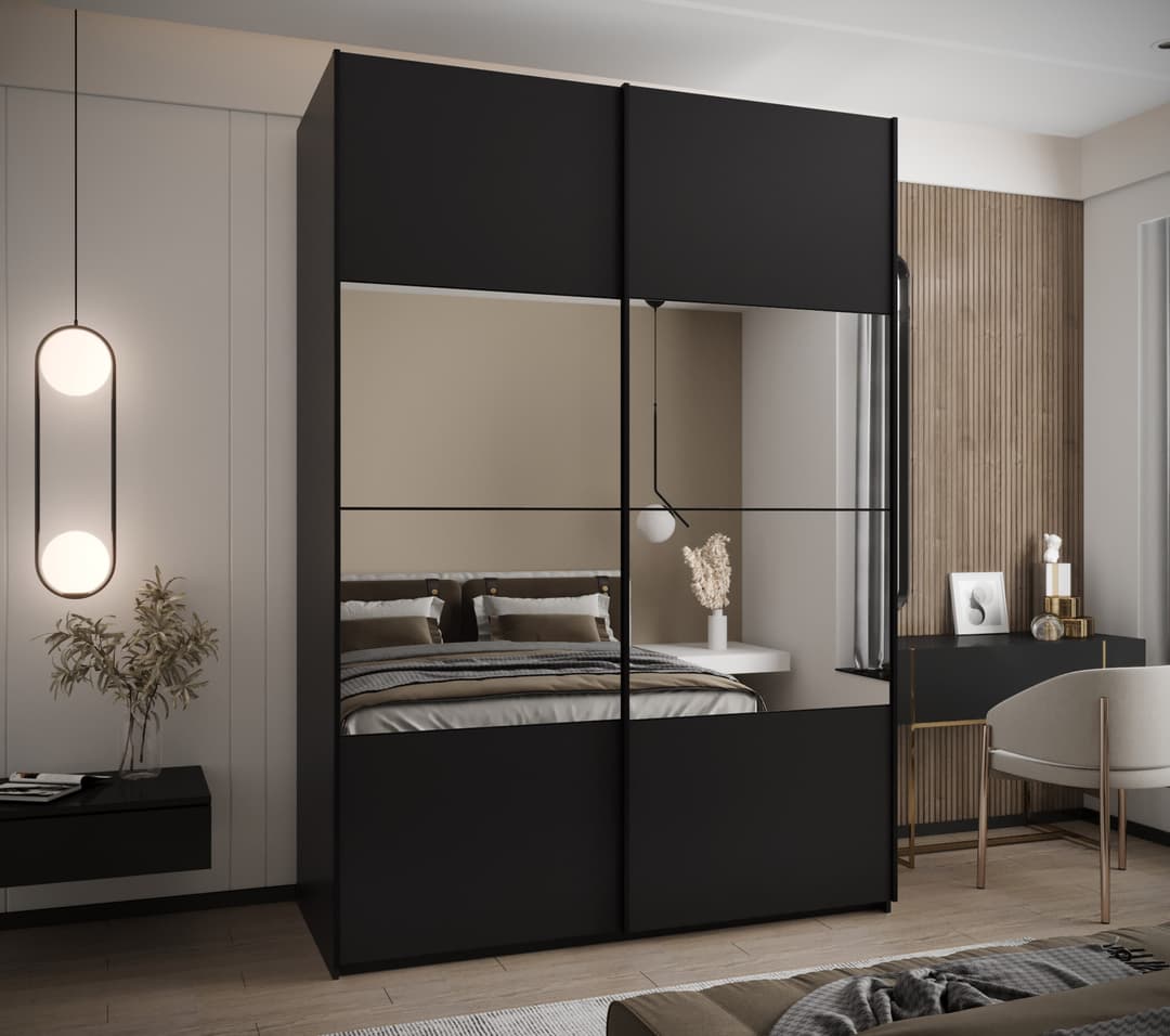 Trosa IV Sliding Door Wardrobe 170cm