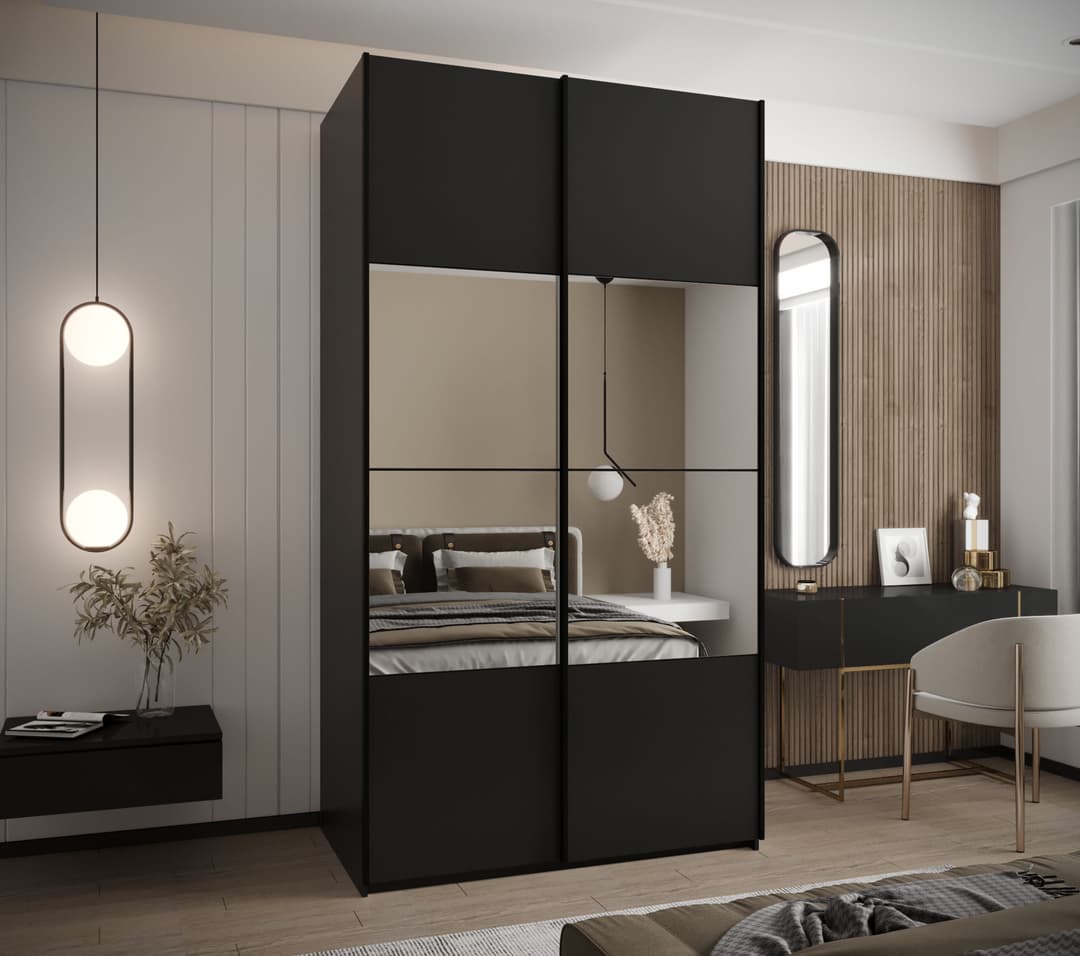 Trosa IV Sliding Door Wardrobe 140cm