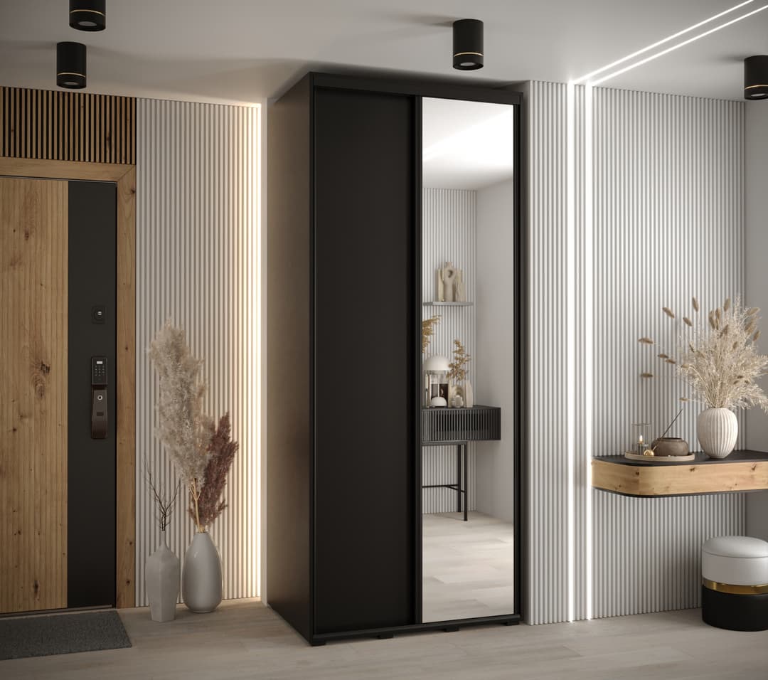 Cannes III Sliding Door Wardrobe 120cm