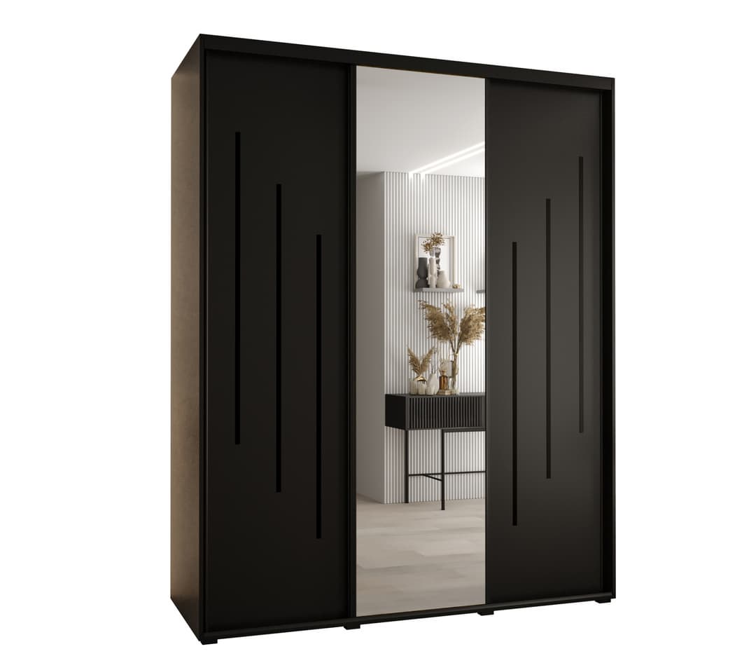 Cannes IX Sliding Door Wardrobe 190cm