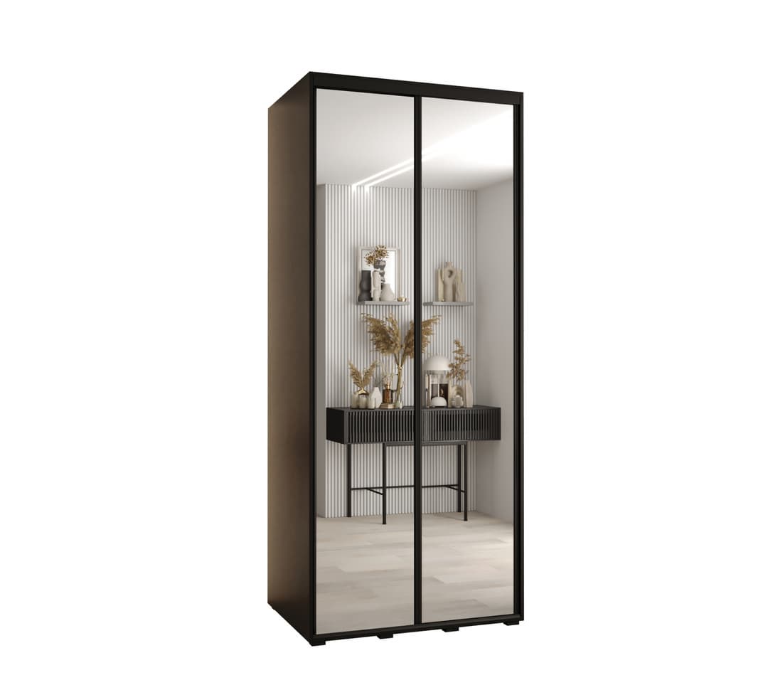 Cannes II Sliding Door Wardrobe 110cm