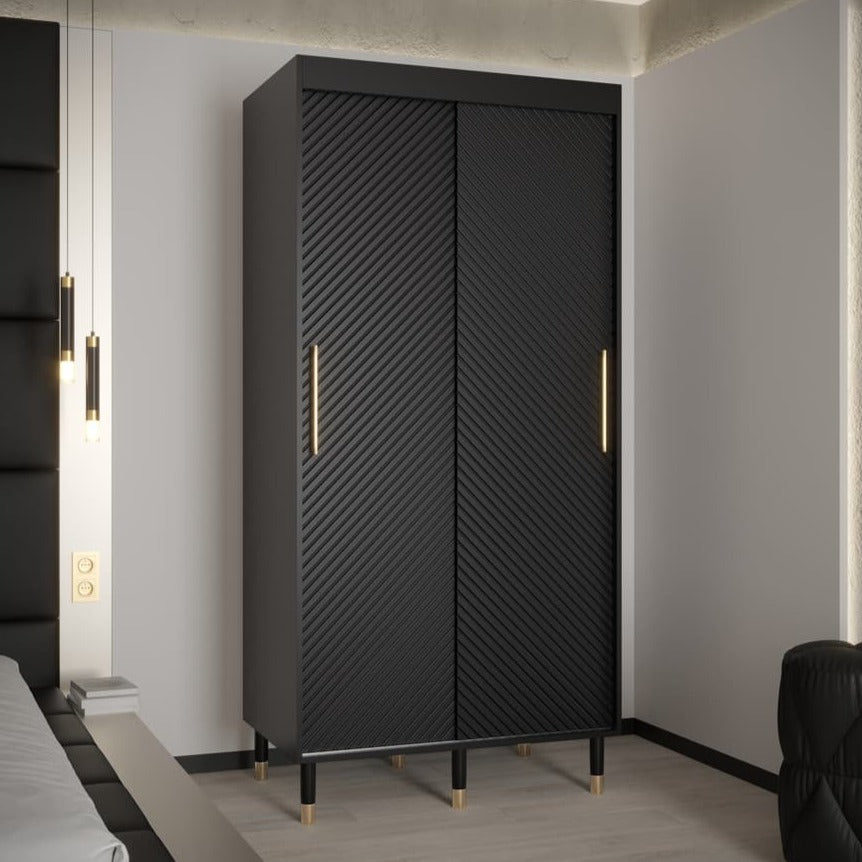 Monaco I Sliding Door Wardrobe 100cm