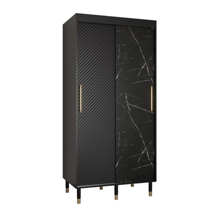 Monaco Sliding Door Wardrobe 100cm