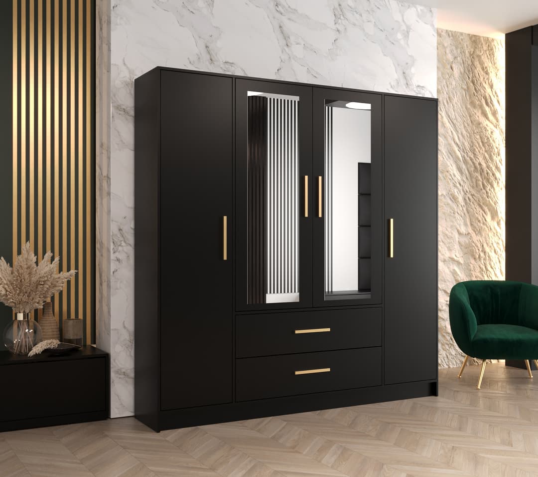 Berlin Hinged Door Wardrobe 201cm