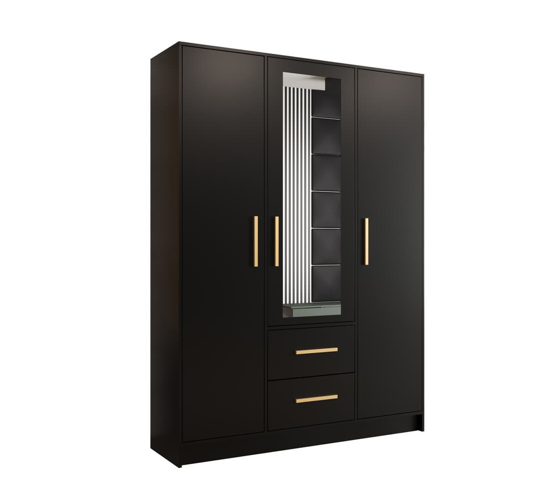 Berlin Hinged Door Wardrobe 153cm