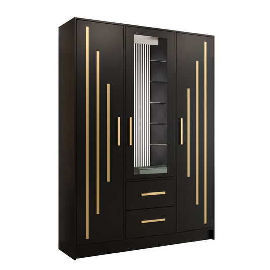 Berlin IV Hinged Door Wardrobe 153cm