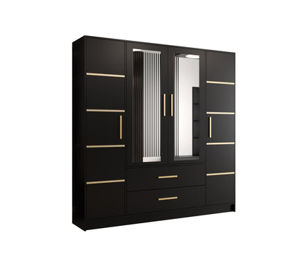 Berlin II Hinged Door Wardrobe 201cm