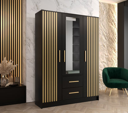 Berlin VI Hinged Door Wardrobe 153cm