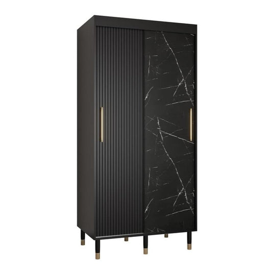 Mora Sliding Door Wardrobe 100cm